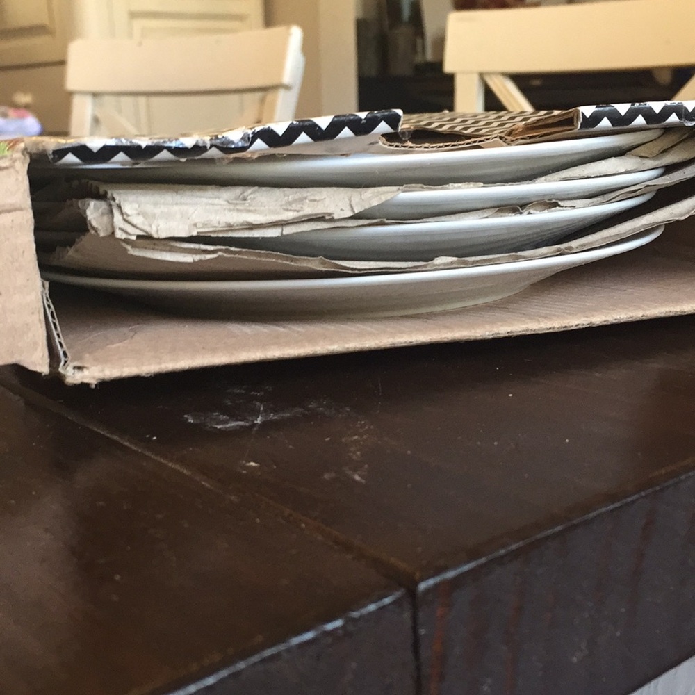 Set 4 Porcelain Pumpkin Halloween Appetizer Plates - Picture 5 of 8